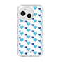 Slim Protection Case［ Stripe Hearts - Blue ］