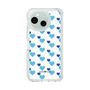 Slim Protection Case［ Stripe Hearts - Blue ］