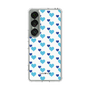 Slim Protection Case［ Stripe Hearts - Blue ］