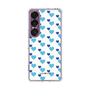 Slim Protection Case［ Stripe Hearts - Blue ］