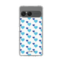 Slim Protection Case［ Stripe Hearts - Blue ］