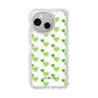 Slim Protection Case［ Stripe Hearts - Green ］