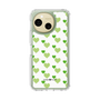 Slim Protection Case［ Stripe Hearts - Green ］