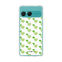 Slim Protection Case［ Stripe Hearts - Green ］