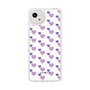 Slim Protection Case［ Stripe Hearts - Purple ］