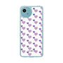 Slim Protection Case［ Stripe Hearts - Purple ］