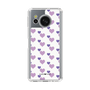 Slim Protection Case［ Stripe Hearts - Purple ］