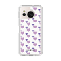 Slim Protection Case［ Stripe Hearts - Purple ］