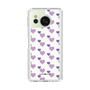 Slim Protection Case［ Stripe Hearts - Purple ］