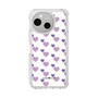 Slim Protection Case［ Stripe Hearts - Purple ］