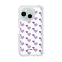 Slim Protection Case［ Stripe Hearts - Purple ］