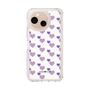 Slim Protection Case［ Stripe Hearts - Purple ］