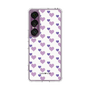 Slim Protection Case［ Stripe Hearts - Purple ］