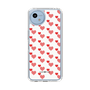 Slim Protection Case［ Stripe Hearts - Red ］