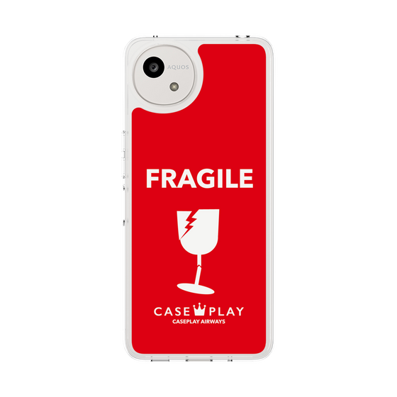 Slim Protection Case［ FRAGILE - Red ］