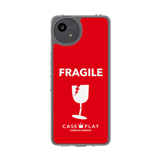 Slim Protection Case［ FRAGILE - Red ］