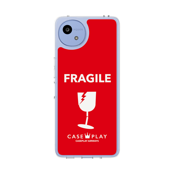 Slim Protection Case［ FRAGILE - Red ］