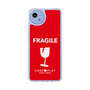 Slim Protection Case［ FRAGILE - Red ］