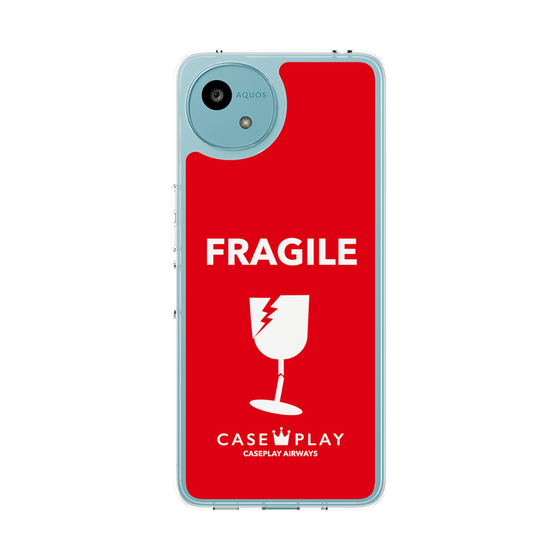 Slim Protection Case［ FRAGILE - Red ］