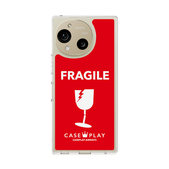Slim Protection Case［ FRAGILE - Red ］