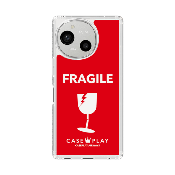 Slim Protection Case［ FRAGILE - Red ］