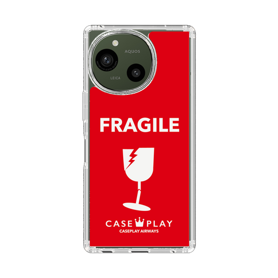 Slim Protection Case［ FRAGILE - Red ］