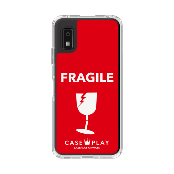 Slim Protection Case［ FRAGILE - Red ］