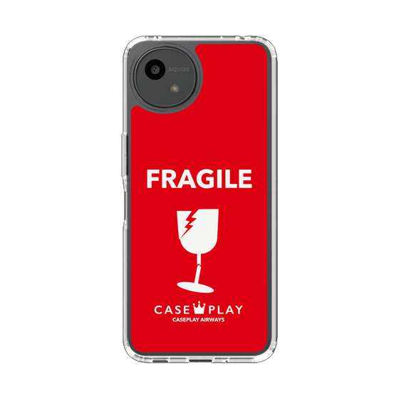 Slim Protection Case［ FRAGILE - Red ］