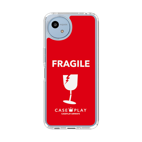 Slim Protection Case［ FRAGILE - Red ］