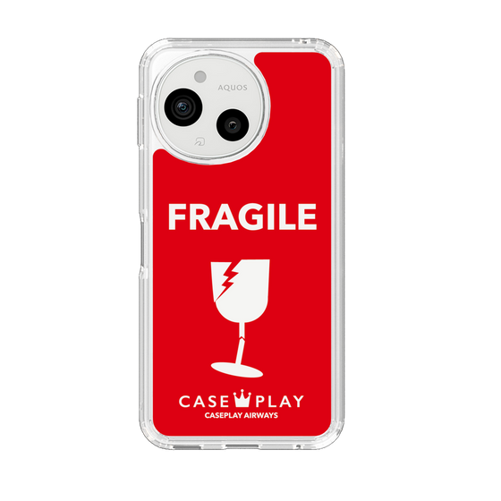 Slim Protection Case［ FRAGILE - Red ］