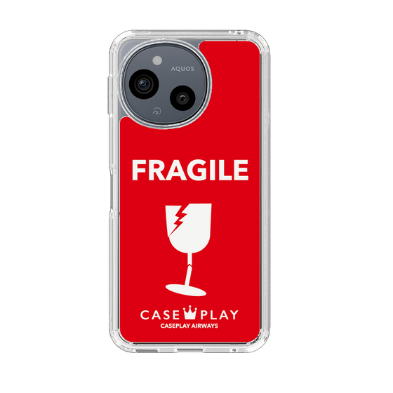 Slim Protection Case［ FRAGILE - Red ］
