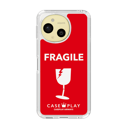 Slim Protection Case［ FRAGILE - Red ］