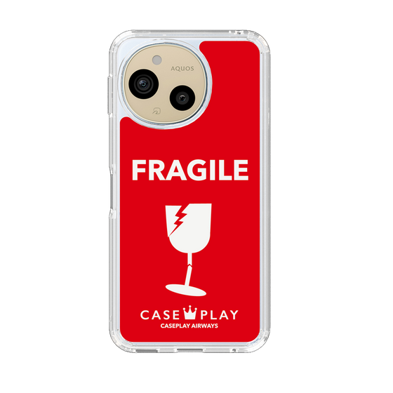 Slim Protection Case［ FRAGILE - Red ］