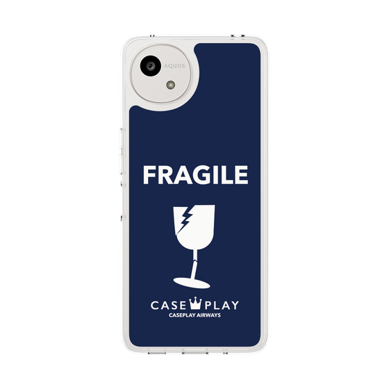 Slim Protection Case［ FRAGILE - Navy ］
