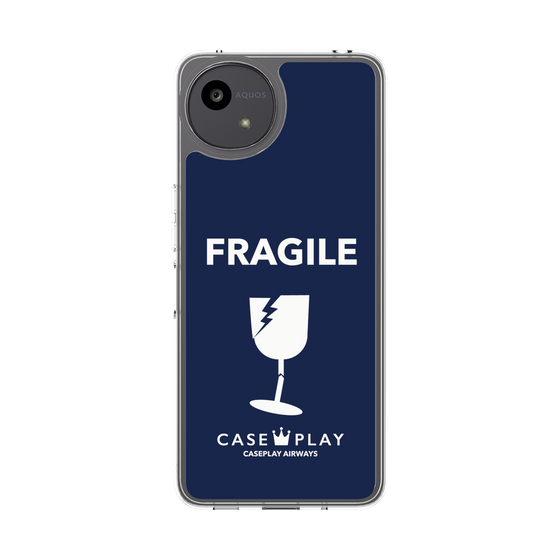 Slim Protection Case［ FRAGILE - Navy ］