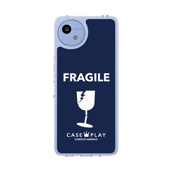 Slim Protection Case［ FRAGILE - Navy ］