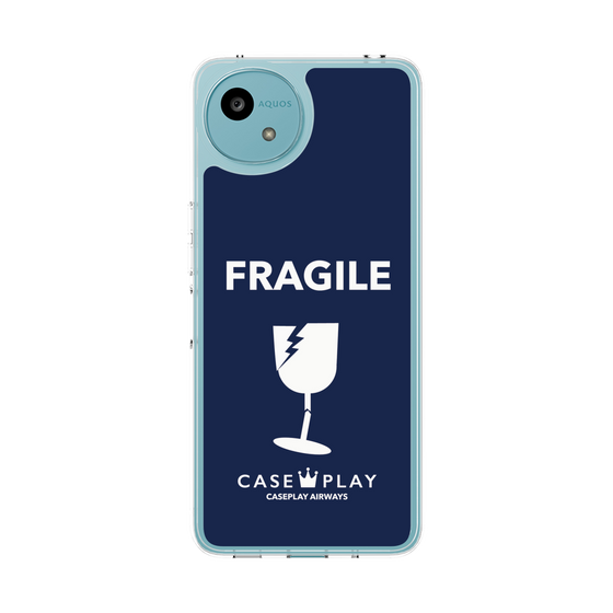 Slim Protection Case［ FRAGILE - Navy ］