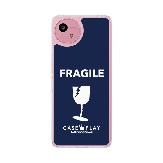 Slim Protection Case［ FRAGILE - Navy ］