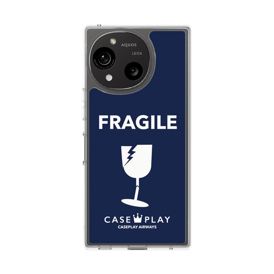 Slim Protection Case［ FRAGILE - Navy ］