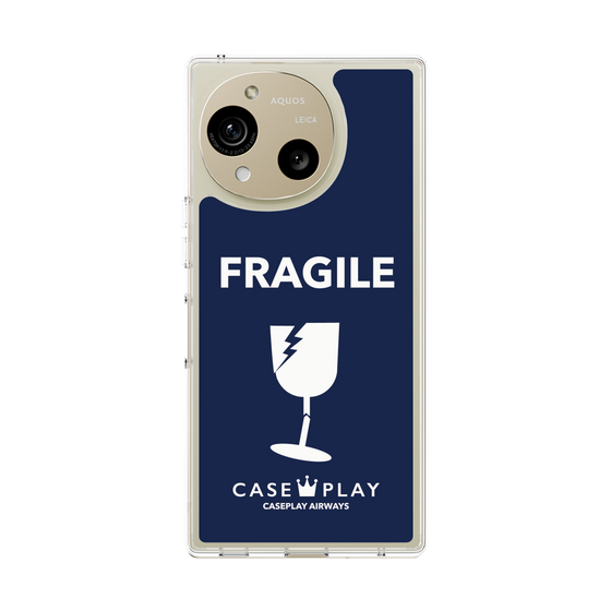 Slim Protection Case［ FRAGILE - Navy ］
