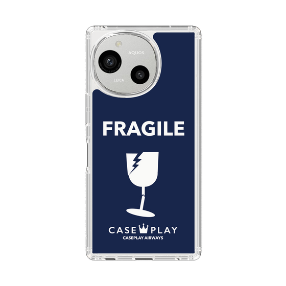 Slim Protection Case［ FRAGILE - Navy ］