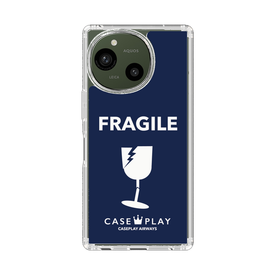 Slim Protection Case［ FRAGILE - Navy ］