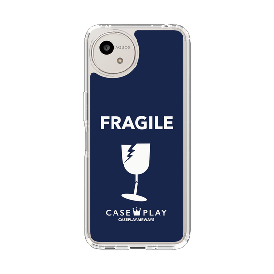 Slim Protection Case［ FRAGILE - Navy ］