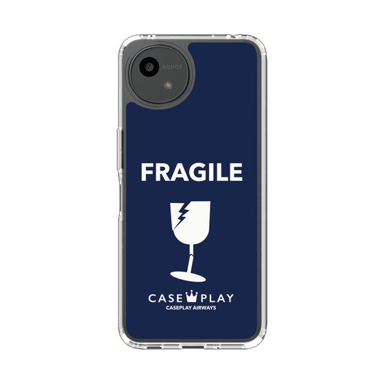 Slim Protection Case［ FRAGILE - Navy ］