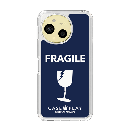 Slim Protection Case［ FRAGILE - Navy ］