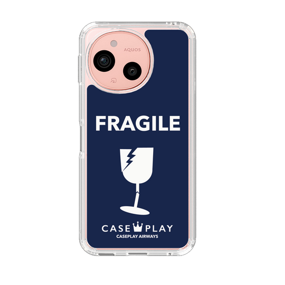 Slim Protection Case［ FRAGILE - Navy ］