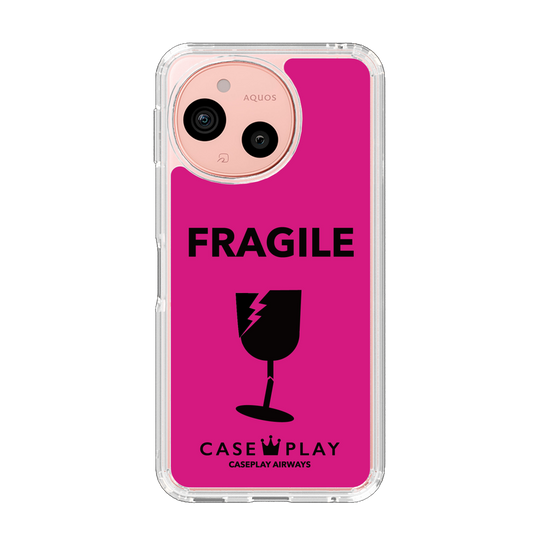 Slim Protection Case［ FRAGILE - Pink ］