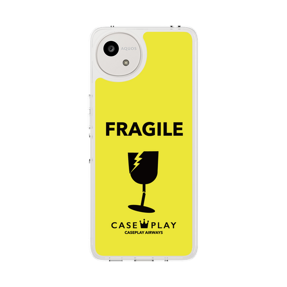 Slim Protection Case［ FRAGILE - Yellow ］
