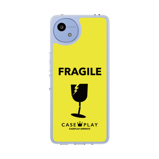 Slim Protection Case［ FRAGILE - Yellow ］