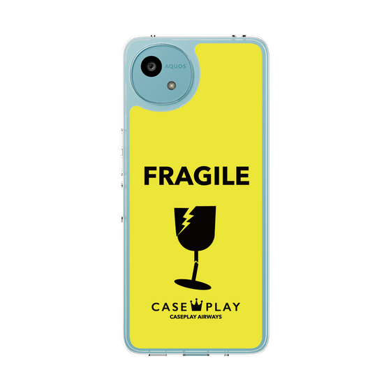 Slim Protection Case［ FRAGILE - Yellow ］